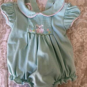 Girls Southern Smocked Co Easter Bubble